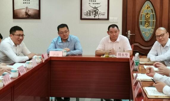  2020年11月3日，，箭牌家居集团高层向导干部及团队莅临公司交流